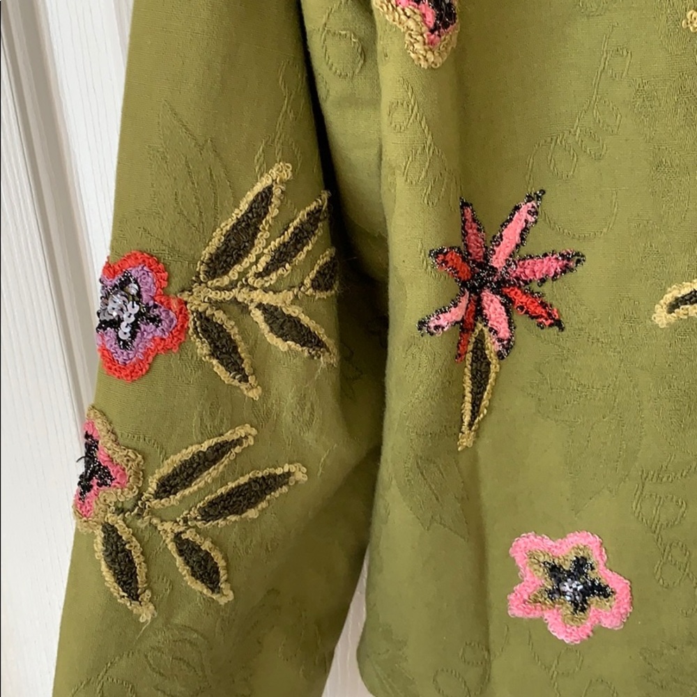 Indigo Moon Embroidered Jacket - image 6